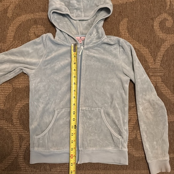 Juicy Couture little girl velour hoodie size 10, used but in good condition 🔥Y2K - Picture 7 of 7